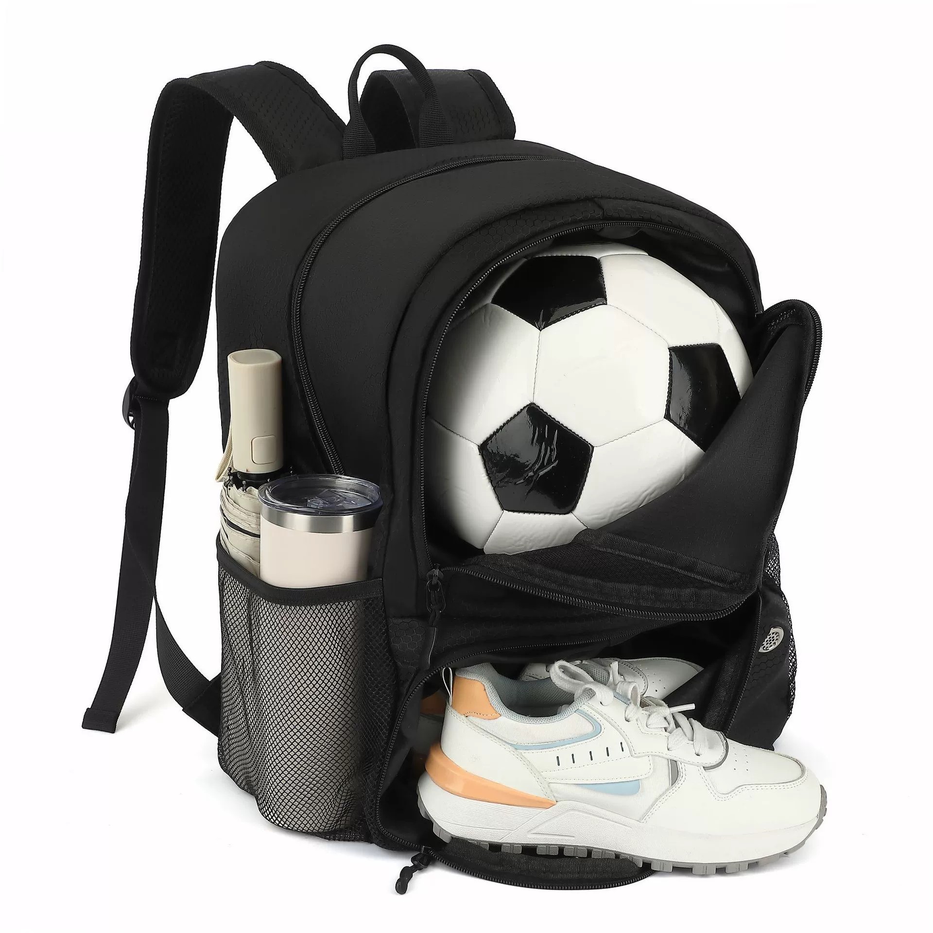 Sports Equipment Air China - Borsa da calcio a doppia spalla,