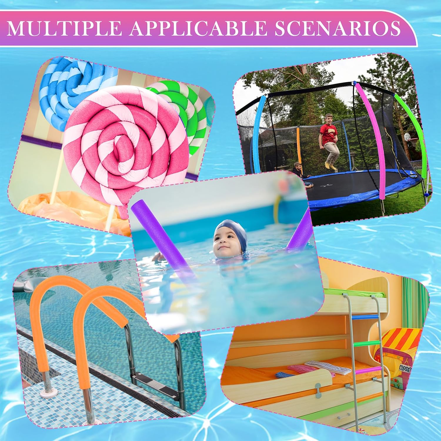 Confezione da 18 galleggianti  - Foam Pool Noodle recensione e prezzo