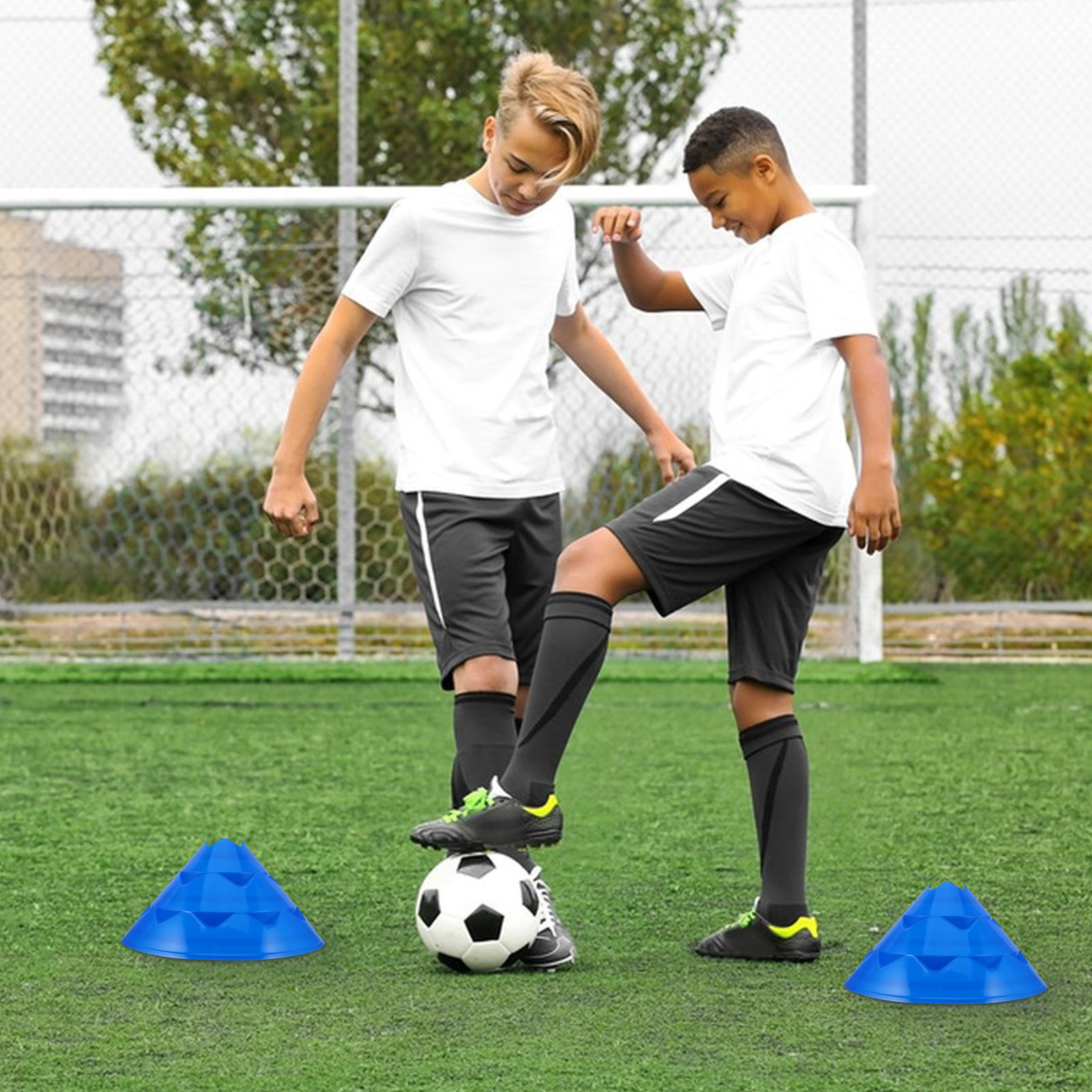 6 Coni per Allenamento Calcio, - Football Training Cone recensione e prezzo